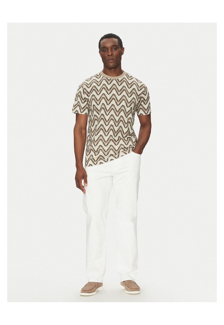 Tricou barbati maro - bumbac