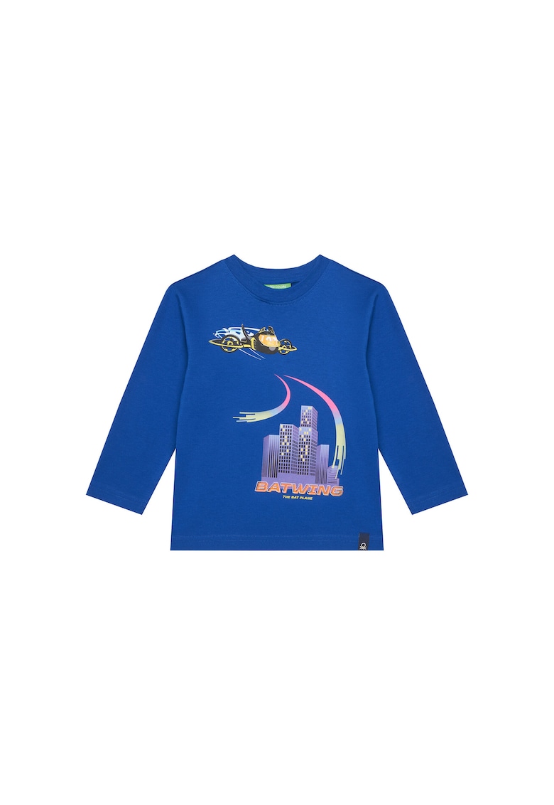 Bluza cu maneca lunga pentru copii - albastru