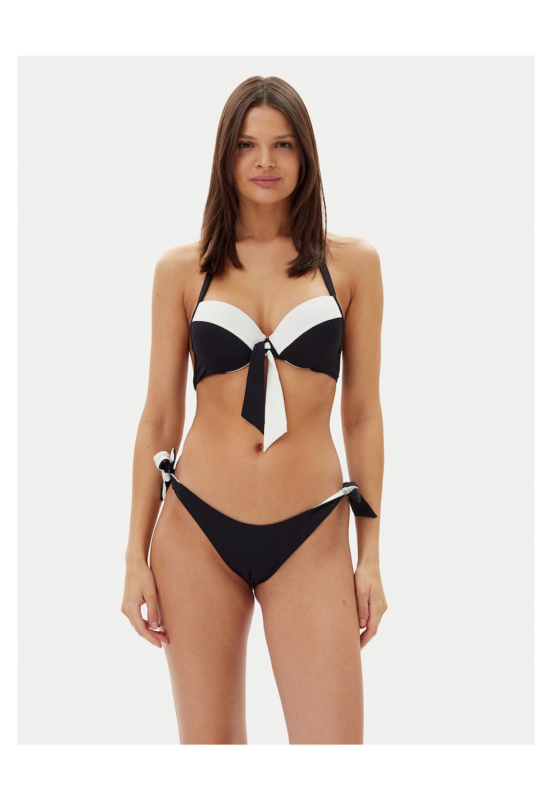 Costum de baie model VA5171 - negru/alb