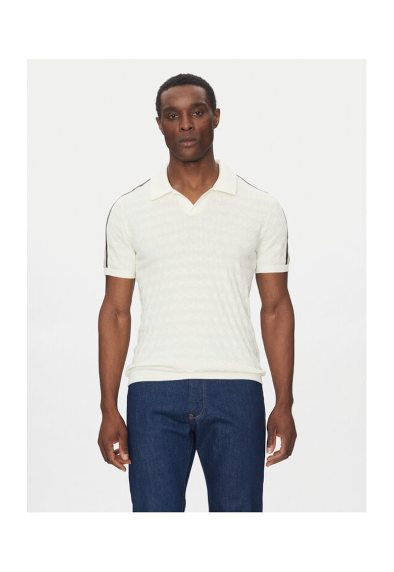Tricou tricotat barbati ecru