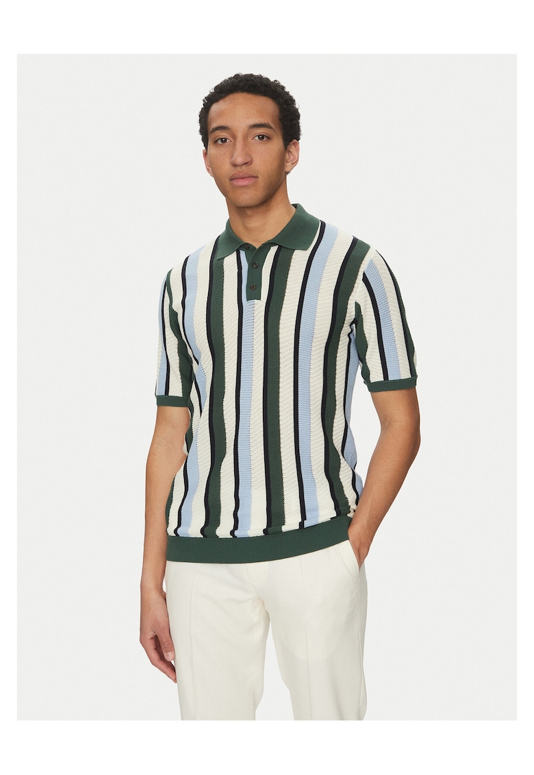 Tricou barbati verde - colorat