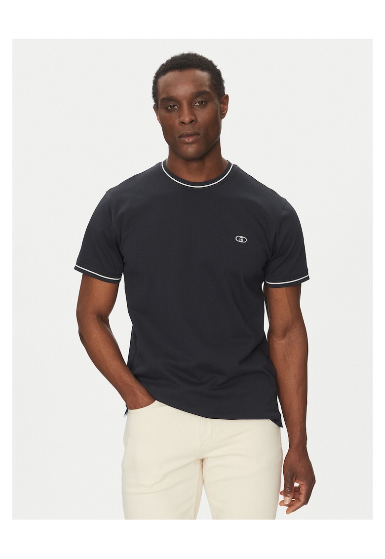 Tricou barbat bleumarin - bumbac