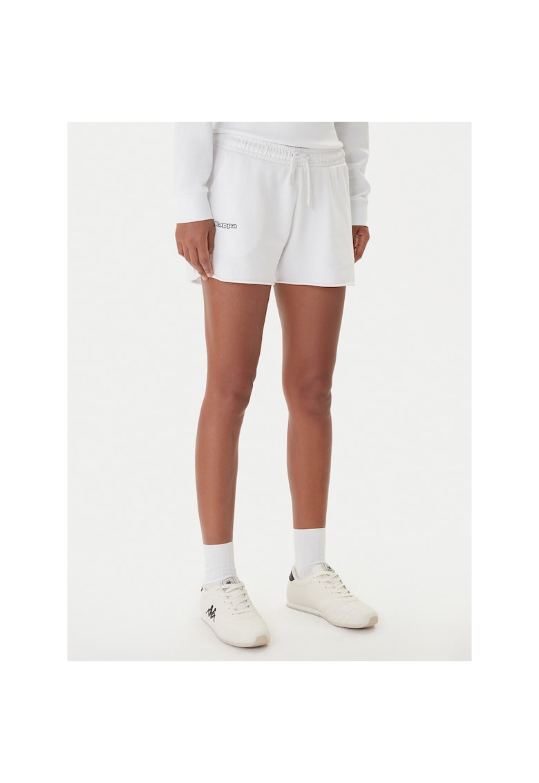 Pantaloni sport dama scurti - alb