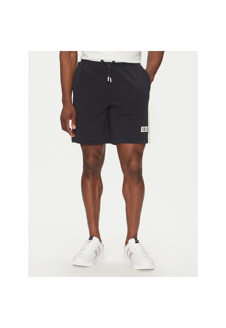 Pantaloni sport barbati bleumarin - material elastic