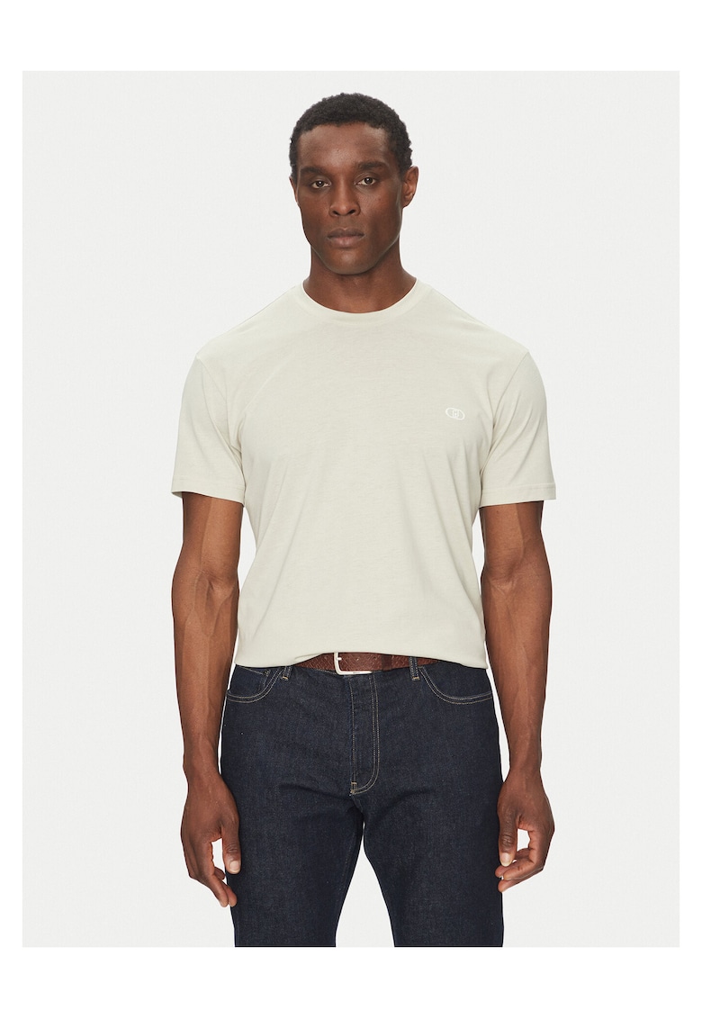 Tricou barbati culoare bej - bumbac