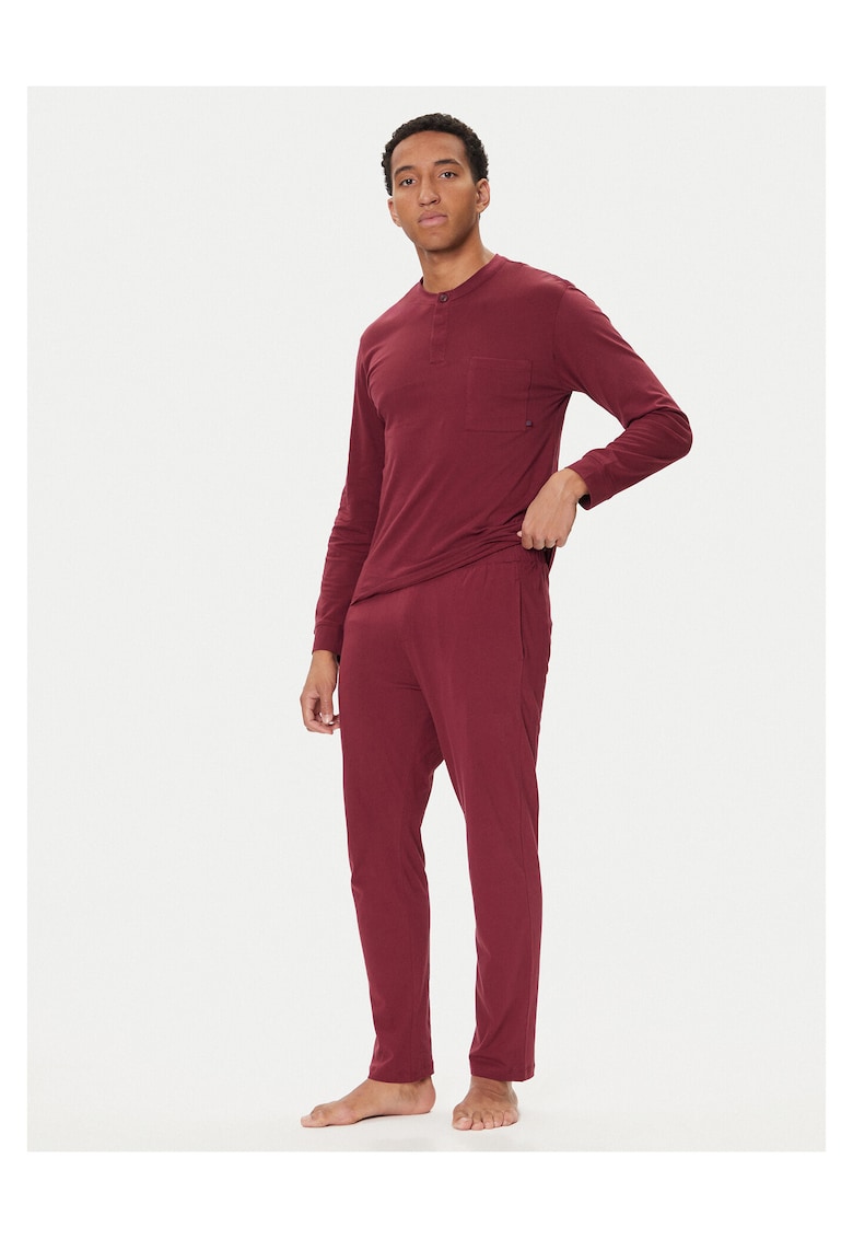Pijama barbati bordo