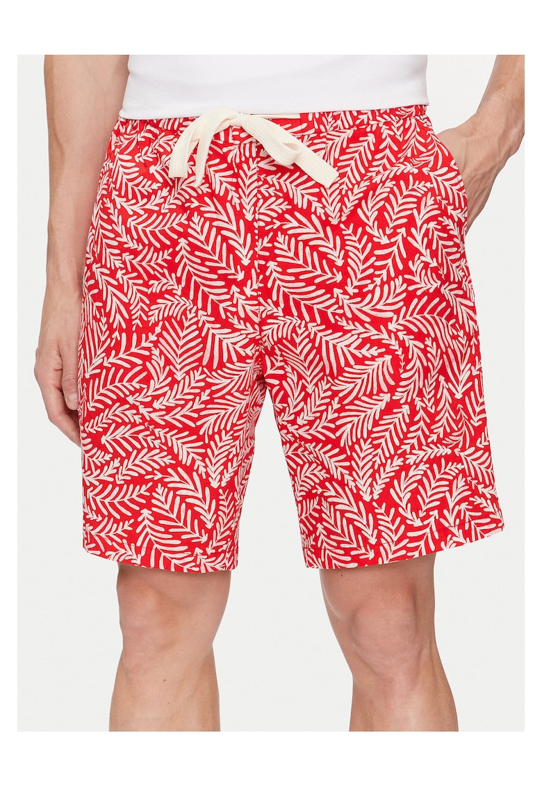 Pantaloni scurti barbati - rosu - 100% bumbac -