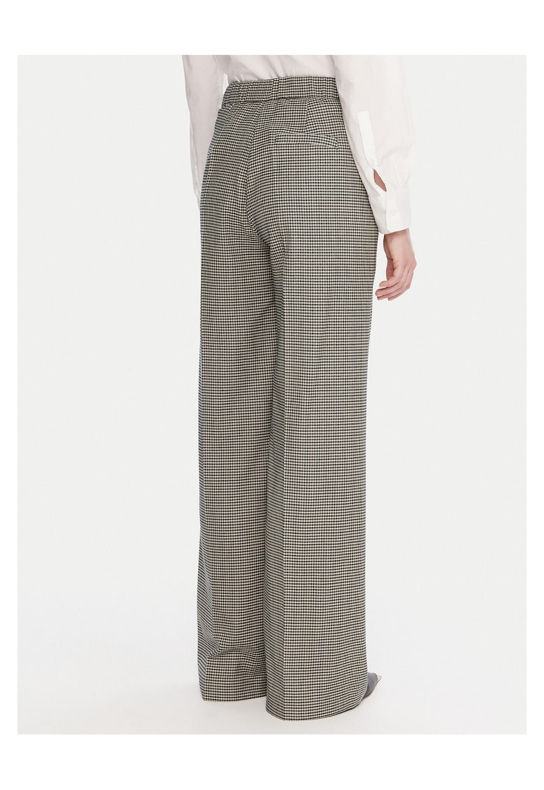 Pantaloni pentru dama crem/verde