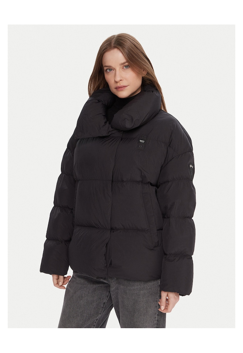 Geaca de iarna - neagra - femei -