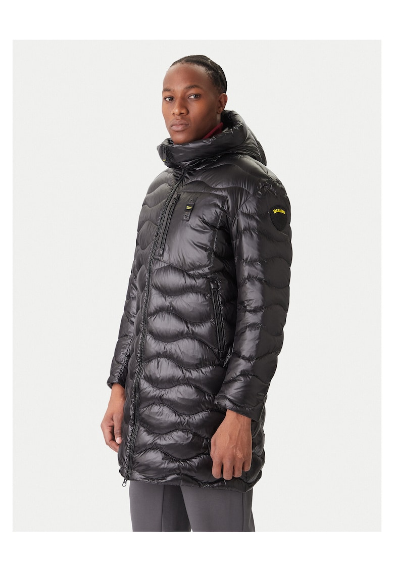 Geaca de puf barbati negru - fabricata din material usor