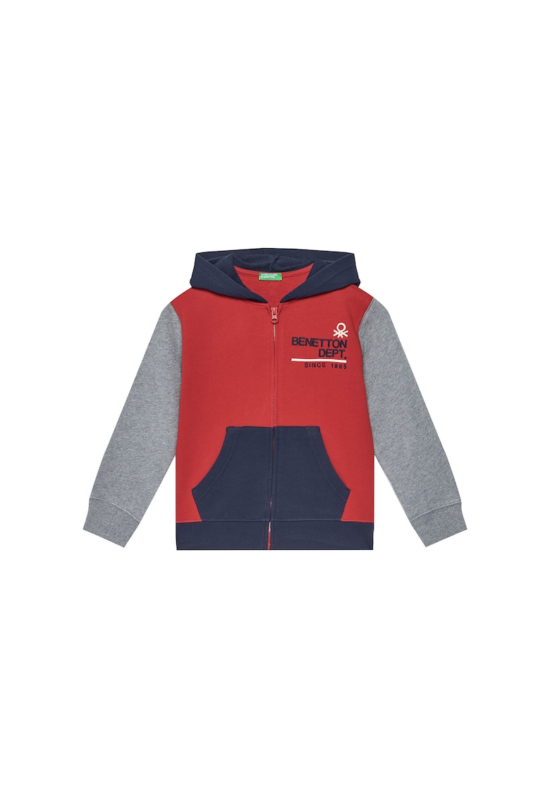 Hanorac cu fermoar copii multicolor