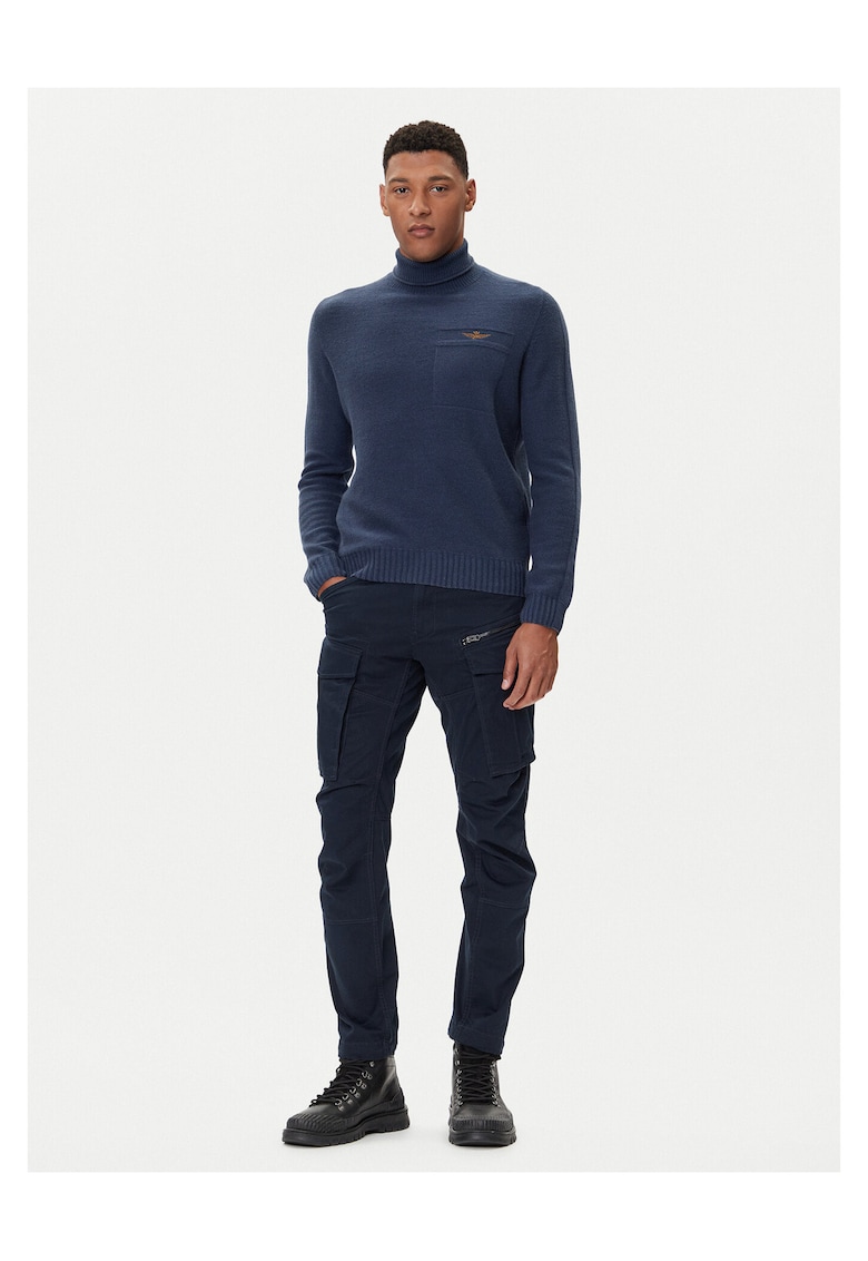 Pulover barbati bleumarin - material de calitate