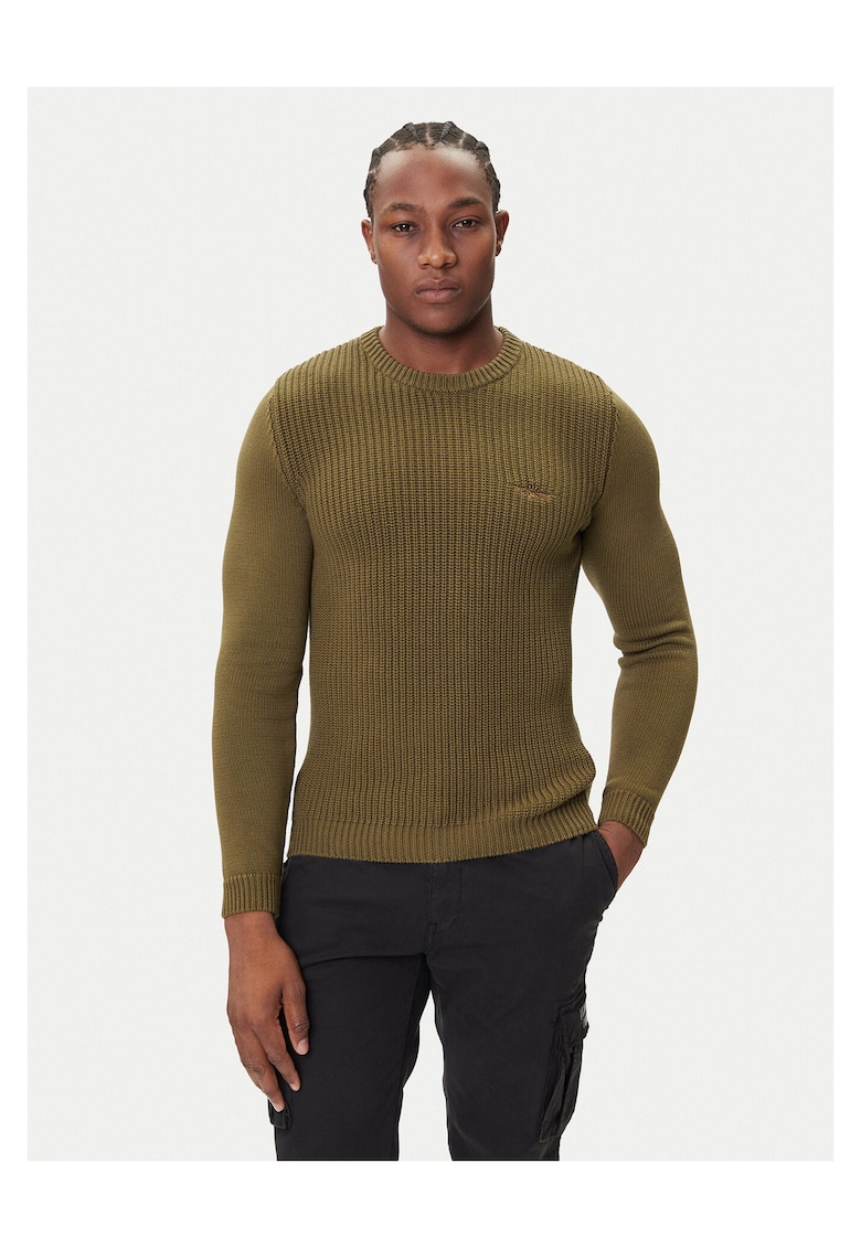 Pulover barbati verde -