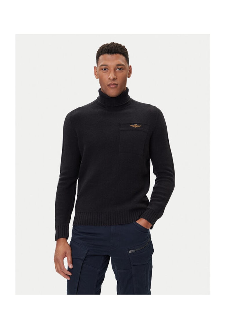 Pulover barbati - dwqf - Negru