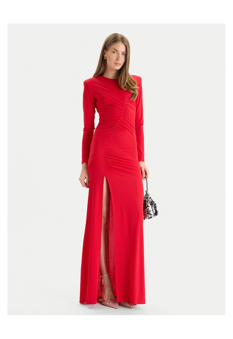 Rochie de seara dama rosu - fabricata din material de calitate
