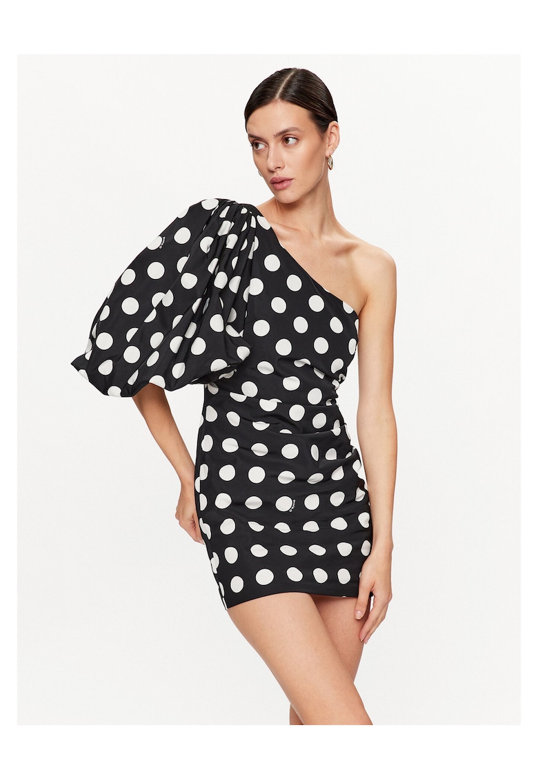 Rochie de cocktail - sintetic - negru -