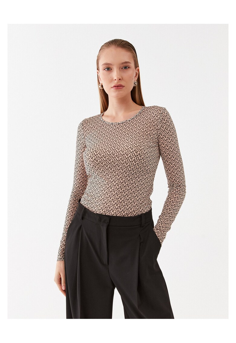 Bluza dama - bej - material moale -