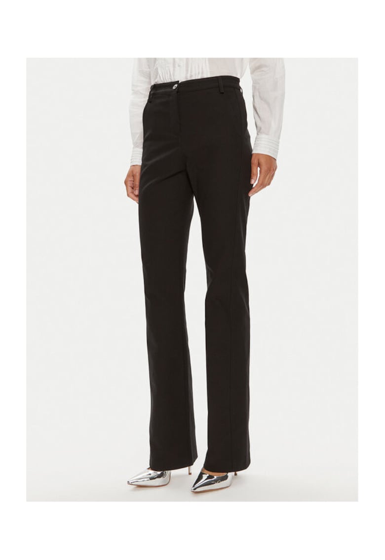 Pantaloni eleganti pentru dama negru - stofa