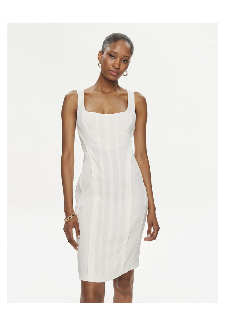 Rochie casual dama ecru