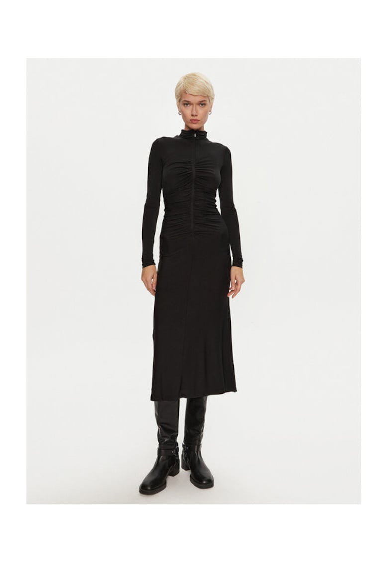 Rochie casual de dama negru -