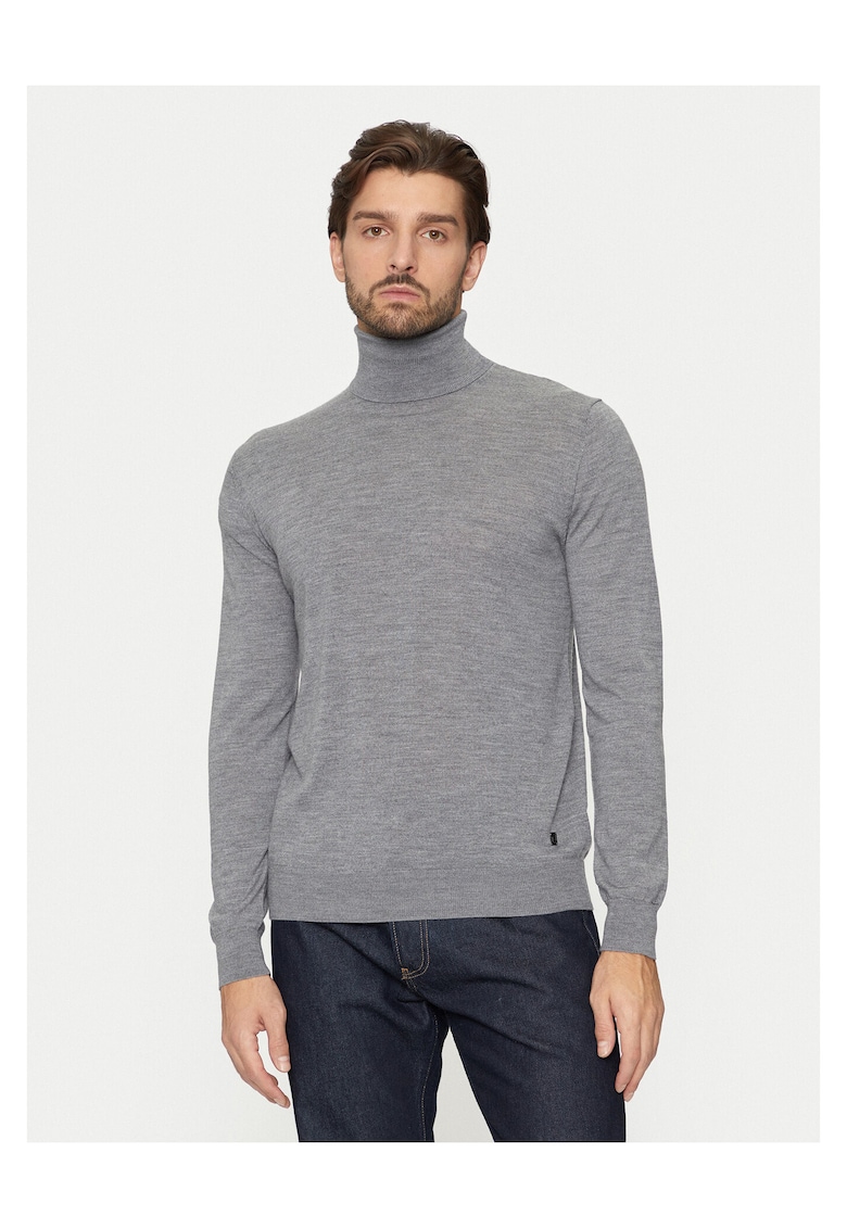 Pulover barbati gri - din material moale