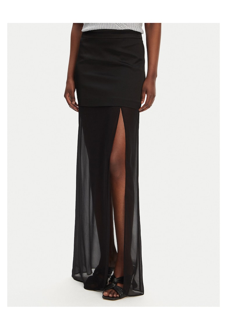 Fusta maxi negru