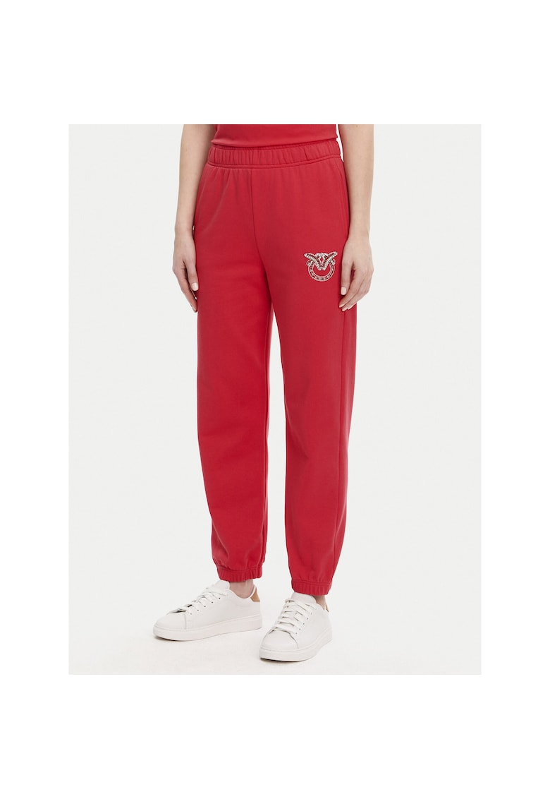 Pantaloni dama - rosu - treningdwqfwqf - Rosu