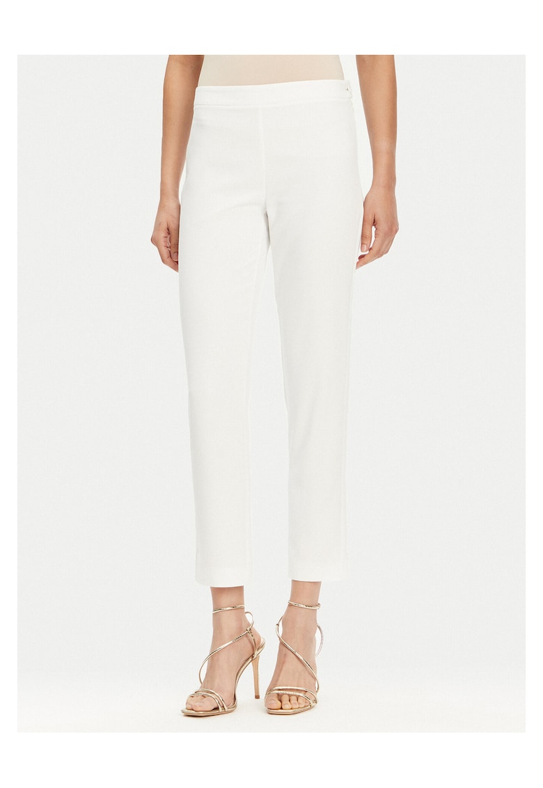Pantaloni dama albi