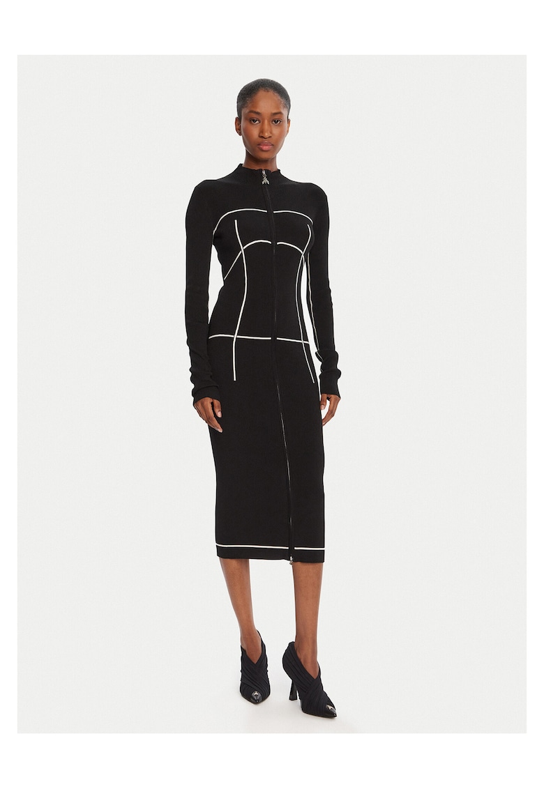 Rochie model 8A1522 K265 - negru/alb