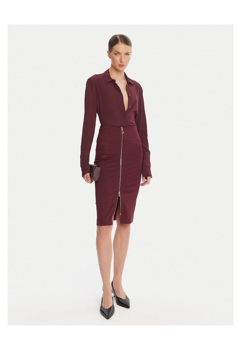 Camasa dama model PATRIZIA PEPE-8C0761 A8I1 - culoare purpuriu-rosu - 46