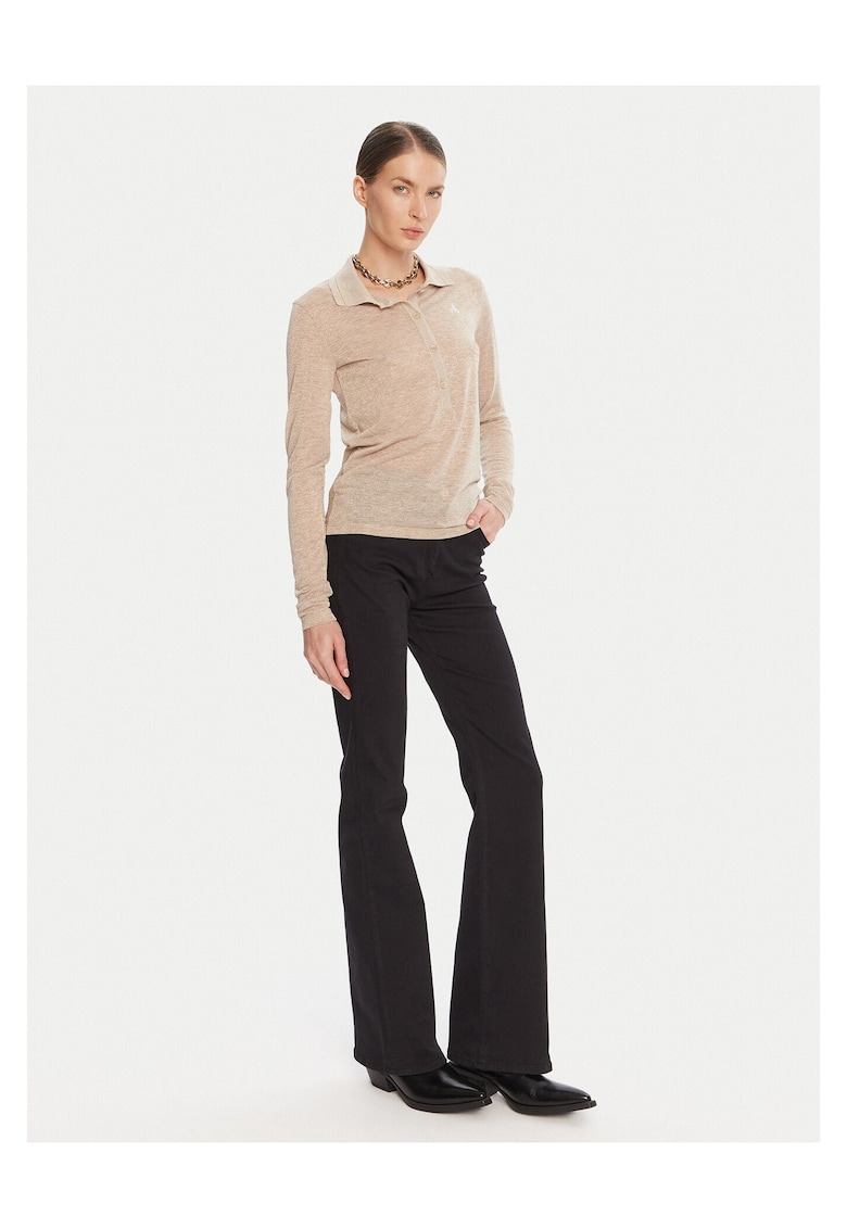Bluza dama model PATRIZIA PEPE-8K0320 K128 B842 - bej cu lurex