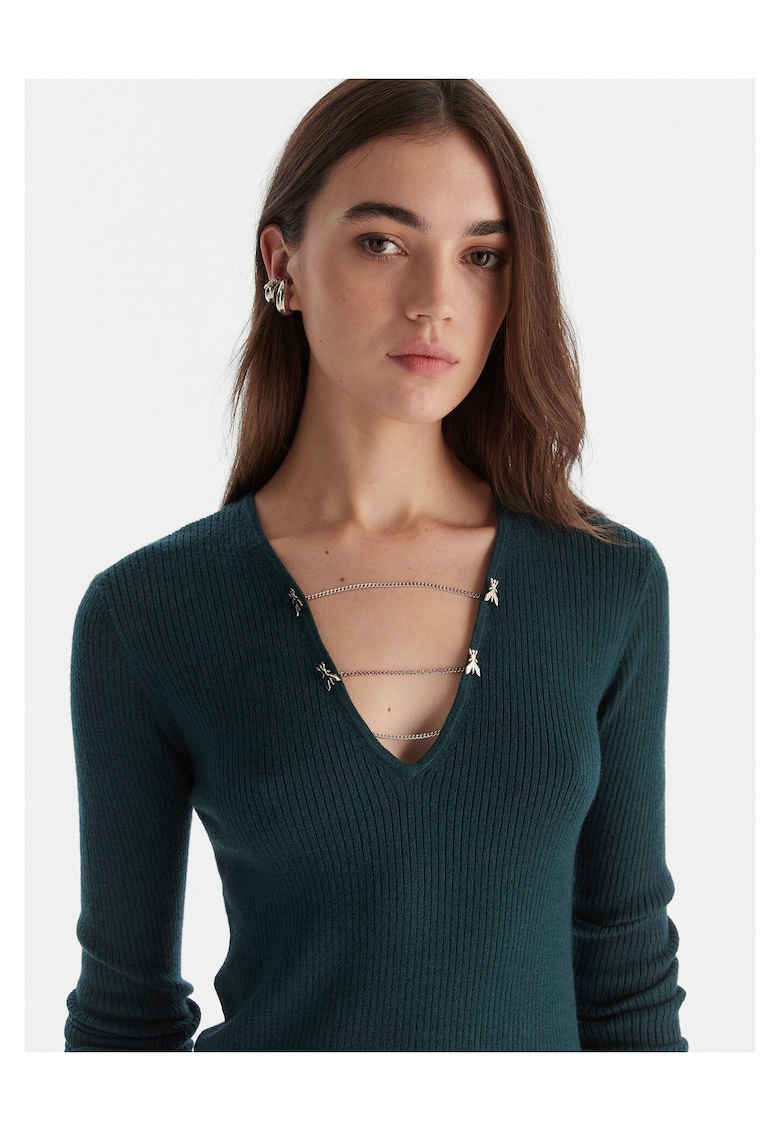 Bluza dama model 2K0331 K7S0 - verde inchis