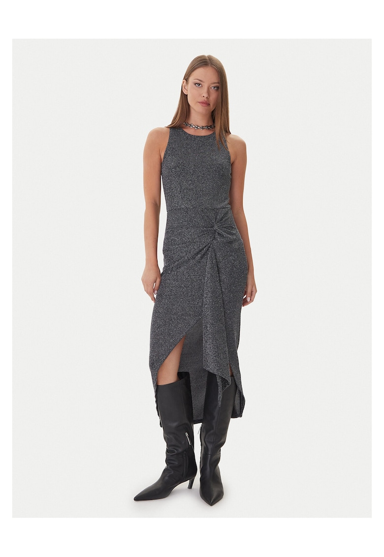 Rochie model 2A2990 J340 - culoare negru-argintiu