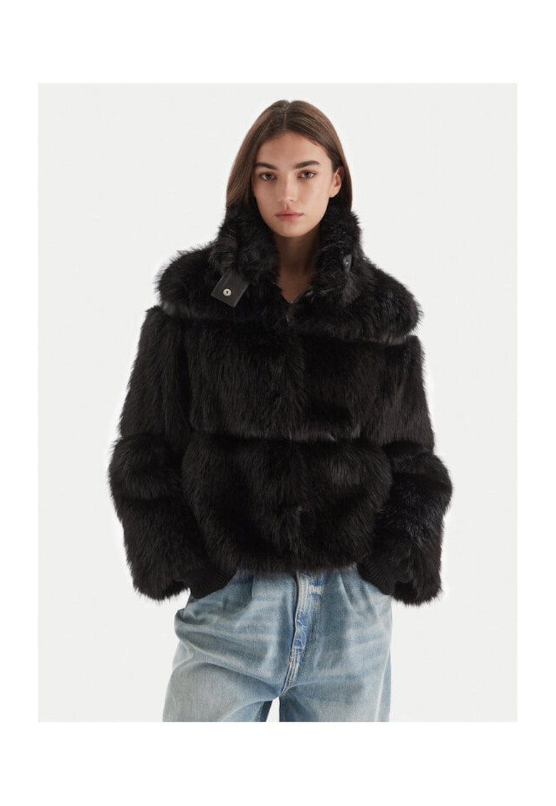 dama blana artificiala - negru - Negru
