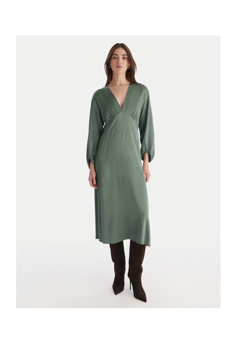 Rochie de cocktail - verde - fabrica de calitate