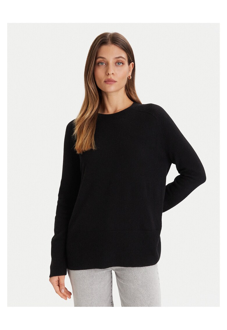 Pulover dama negru - din material moale