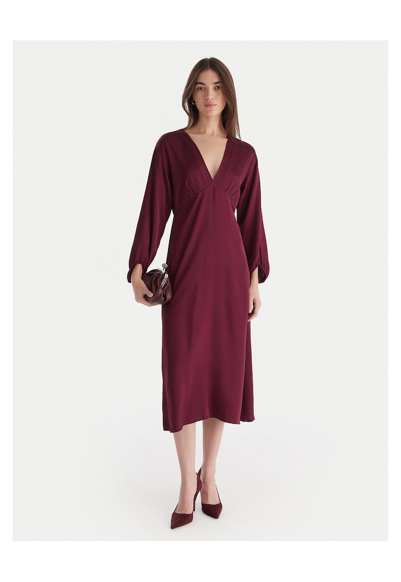 Rochie de Cocktail pentru femei bordeaux -