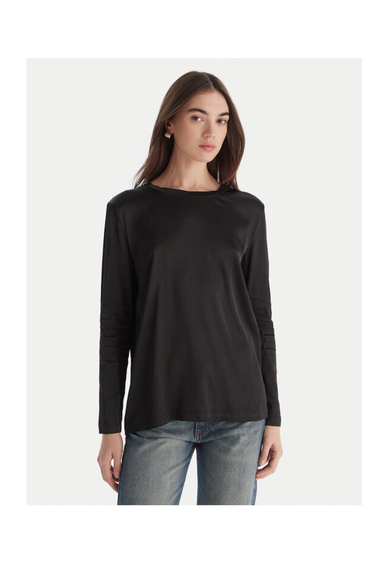 Bluza dama - negru - textil