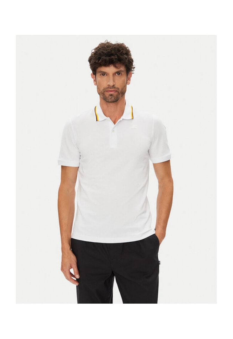 Tricou barbati alb - bumbac