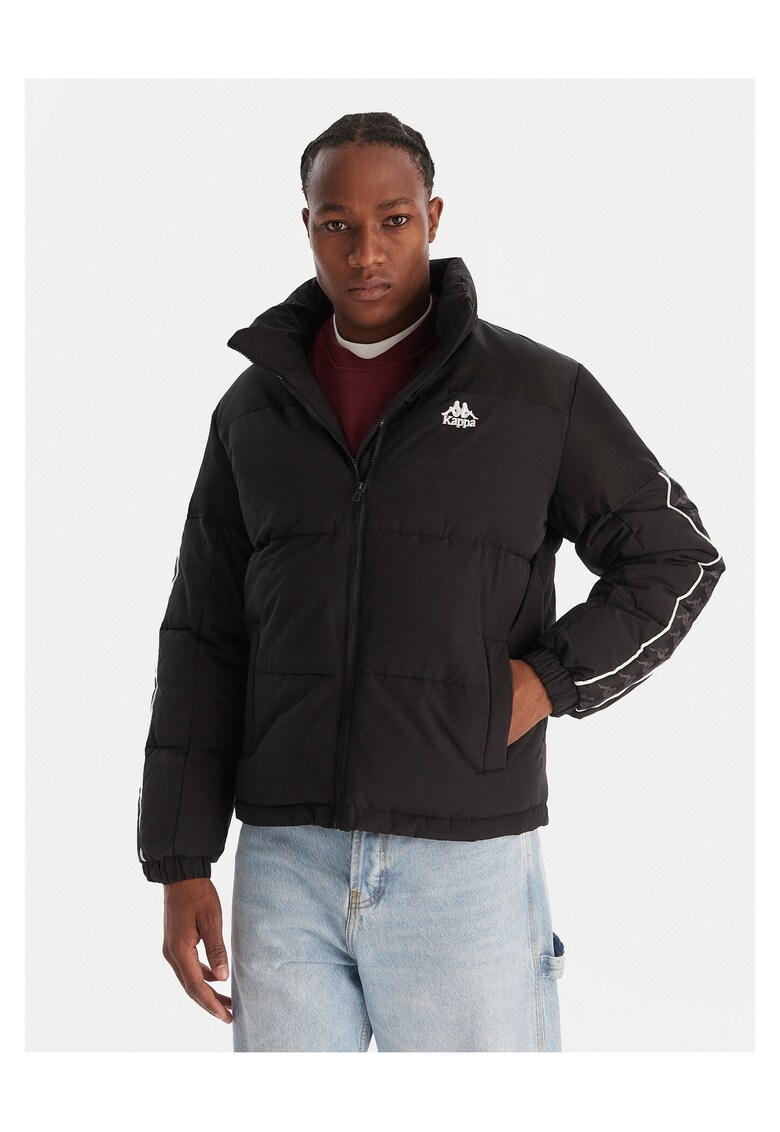 Geaca de iarna barbateasca neagra - fabricata din materiale de calitate