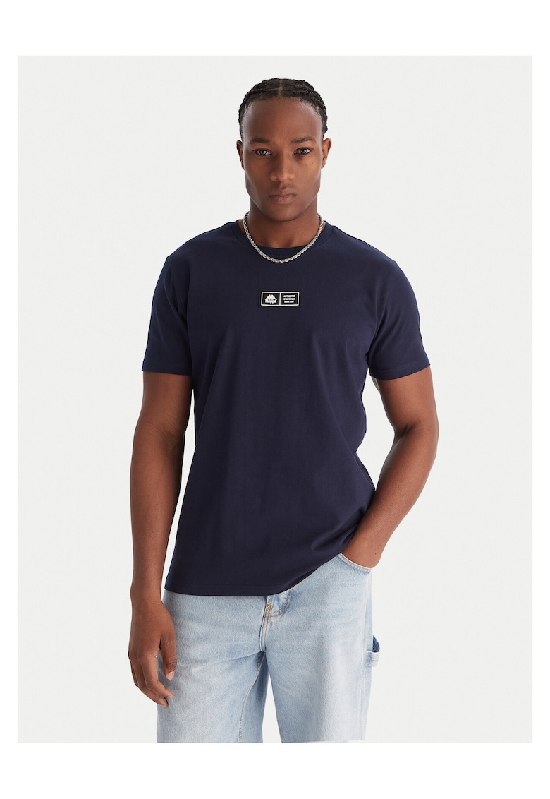 Tricou barbati bleumarin - bumbac