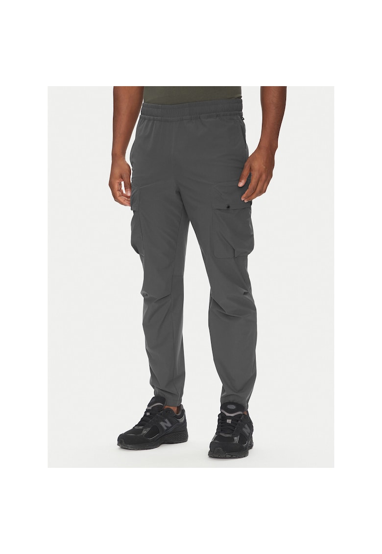 Pantaloni sport barbati gri - material confortabil