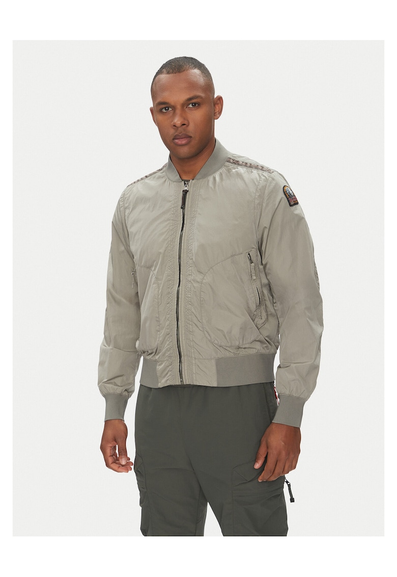 Geaca bomber barbati bej - material rezistent