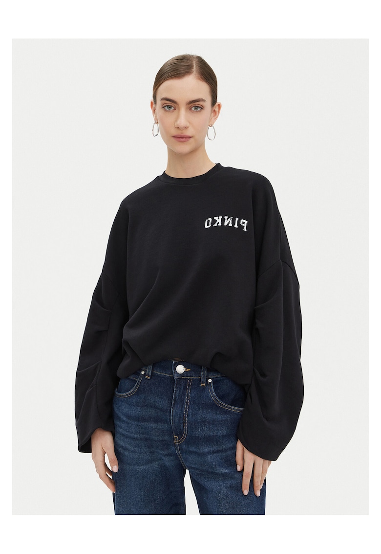 Bluza dama bumbac - negru -