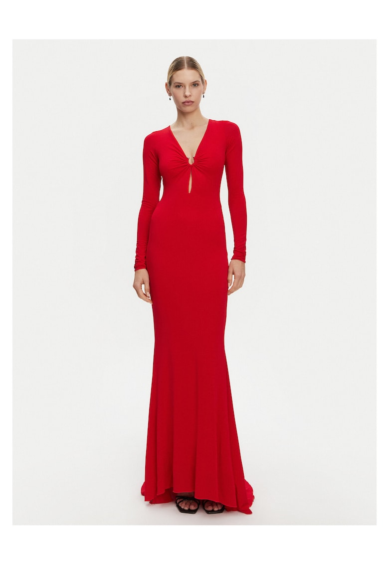 Rochie de seara - rosu - fabrica de calitate