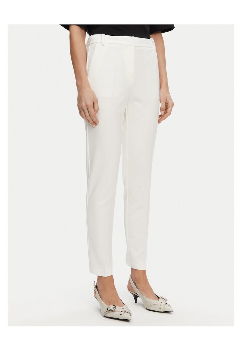 Pinko Pantaloni pentru dama alb - stofa
