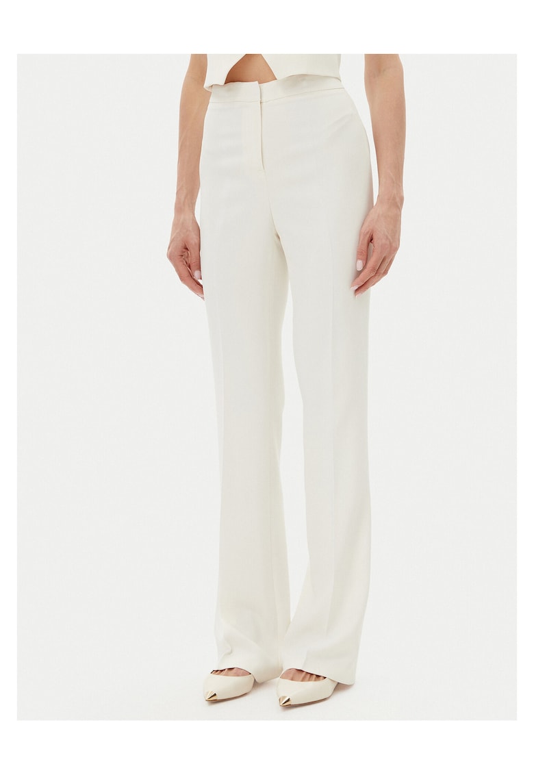 Pantaloni pentru dama elegant - alb