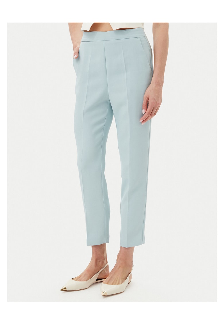 Pantaloni pentru dama albastru deschis - model elegant