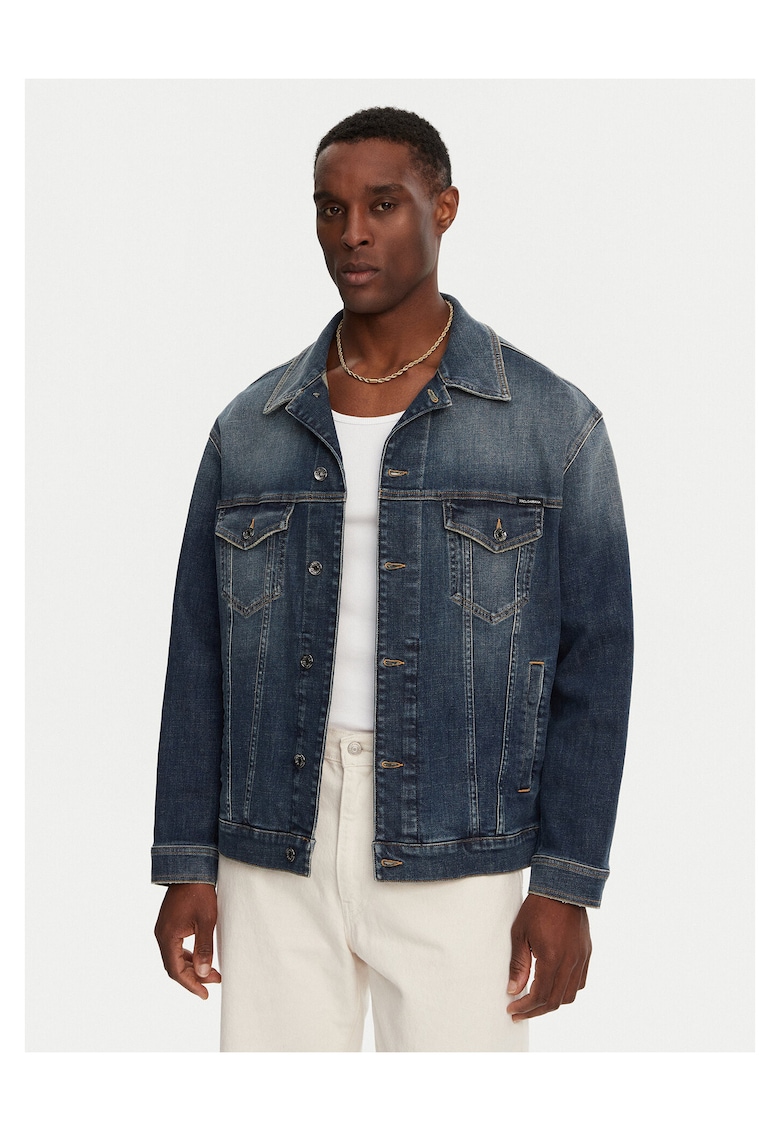 Geaca de blugi barbati Dolce Gabbana - albastru - denim -