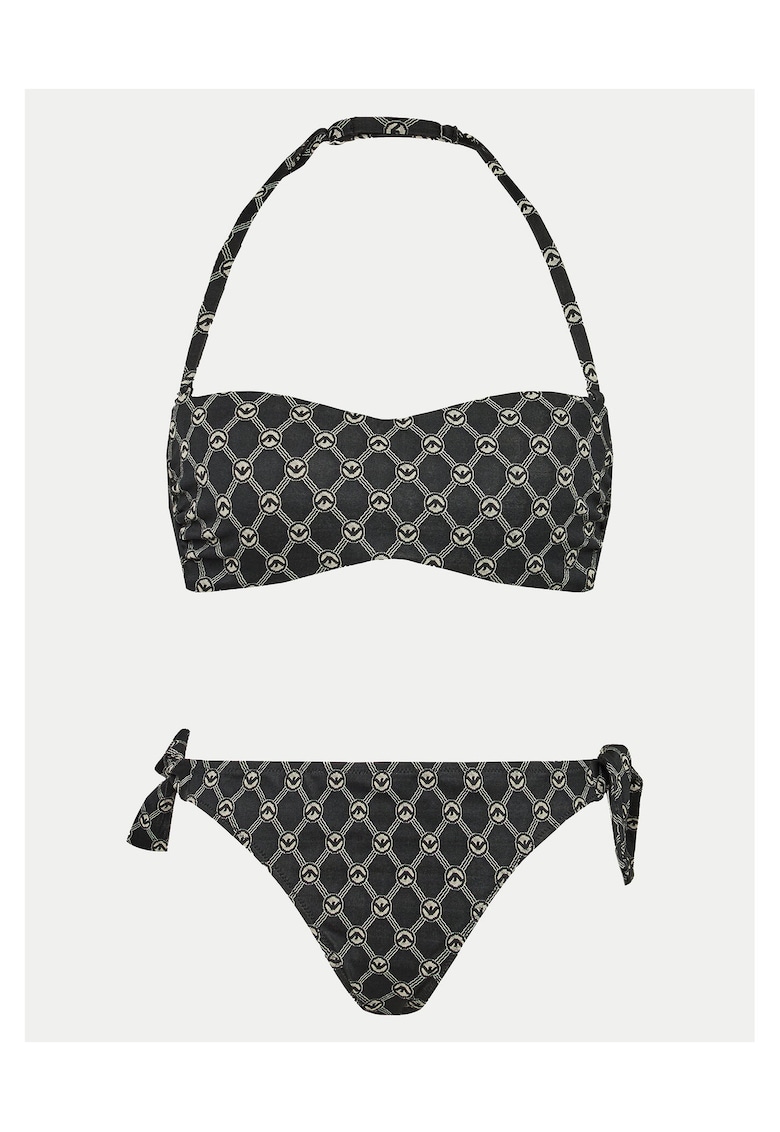 Bikini de dama negru/gri